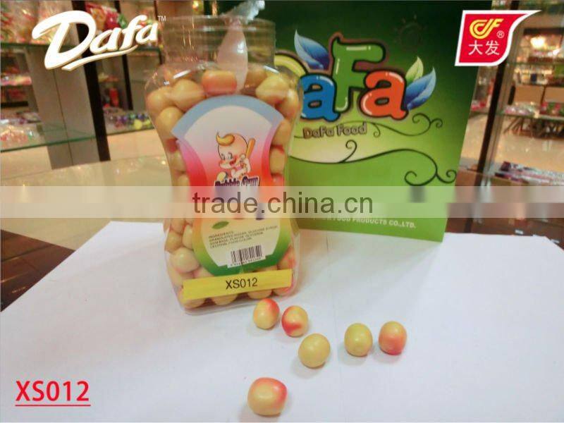 Yellow ball bubble gum