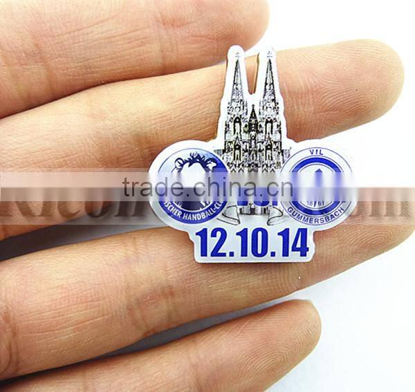 2015 Ricon Metal crafts Metal printing silver oval bracelet button