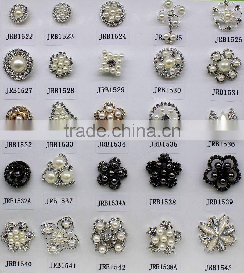 New Fashion Colorful Crystal Rhinestone Buttons for Garment in Bulk