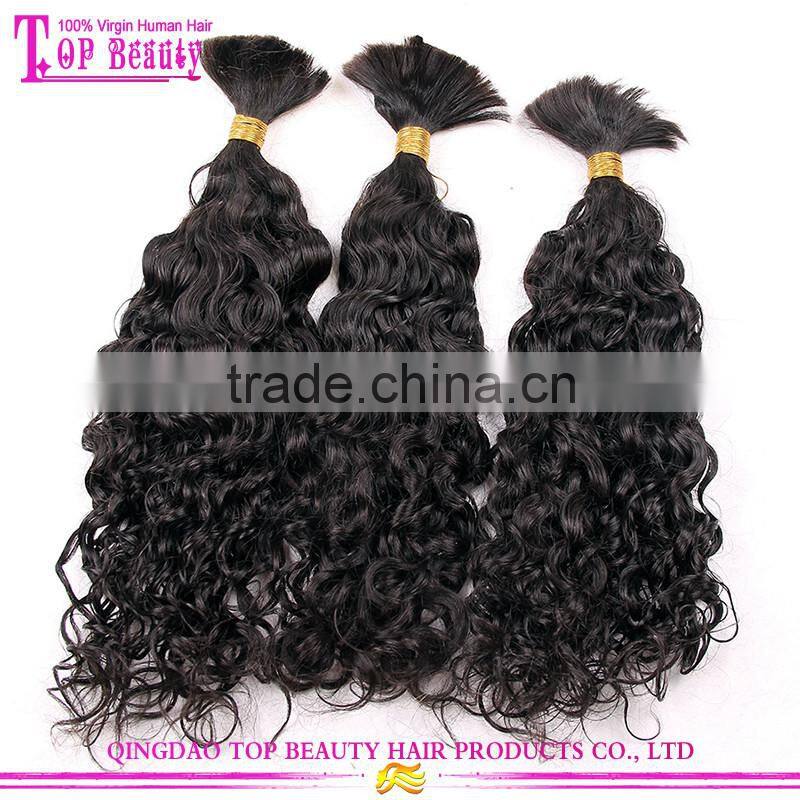 Bulk Hair Extension Without Weft For Braiding Loose Curly Bulk Hair Brazilian
