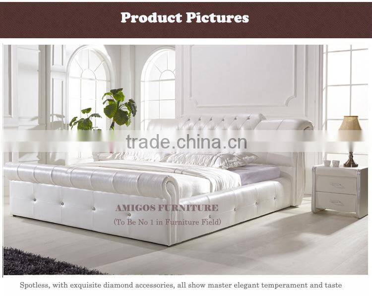 Furniture baroque bedroom bed wooden furniture design
