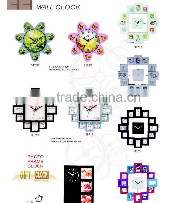 Best Gift Choise Home Decoration Photo Frame Clock Christmas Ornaments