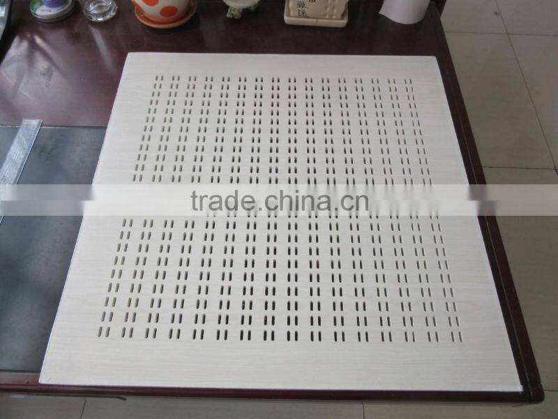 Manufacturer of pvc gypsum ceiling tiles / PVC gypsum ceiling tiles price / PVC punched gypsum ceiling tiles
