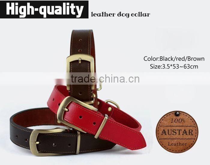 Private Labelling Unique Importers Of Pet Accessories Big Pet First Class Dog Leather Collars
