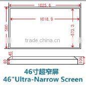 46 inches Samsung ultra narrow LCD video wall for splicing