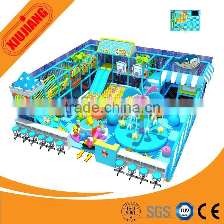 Luxury kids foam indoor trampoline playground bungee trampoline
