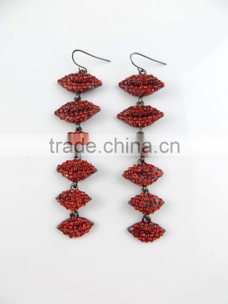 2016 fashion latest model fashion earrings beaded earrings