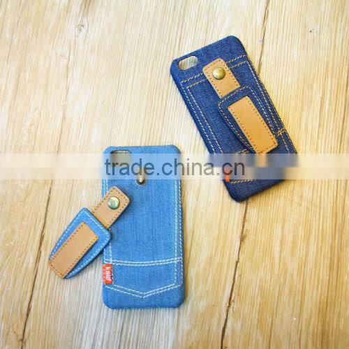 Denim Case with earphone winder for iPhone 5 mini