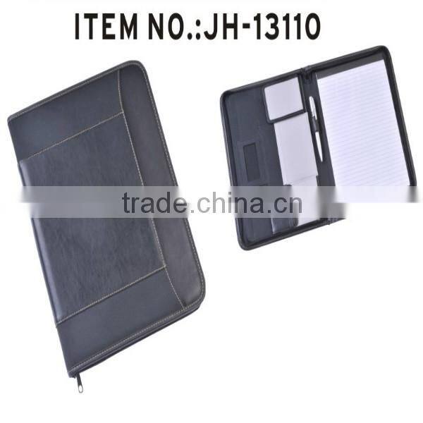 high Quality Leather Presentation Folder A4 Conference File Holder