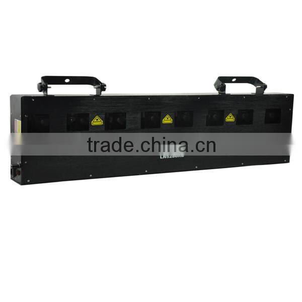 8-Head Moving-Head Fat-Beam Laser bar Curtain for club
