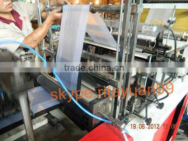 GBDR-700 Two Layer Automatic Plastic Vest Bag Making Machine