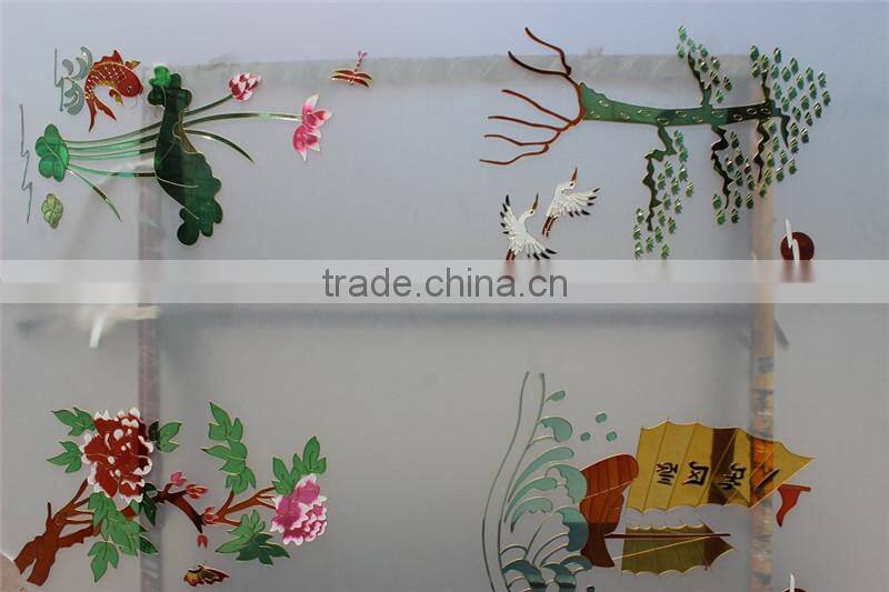 high top quality china manufacturer tempered interior door glass