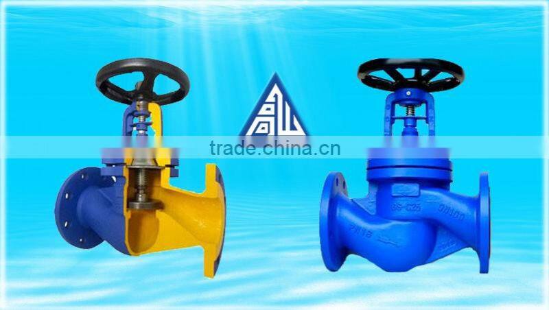 din standard bellow sealed cast steel stop valve
