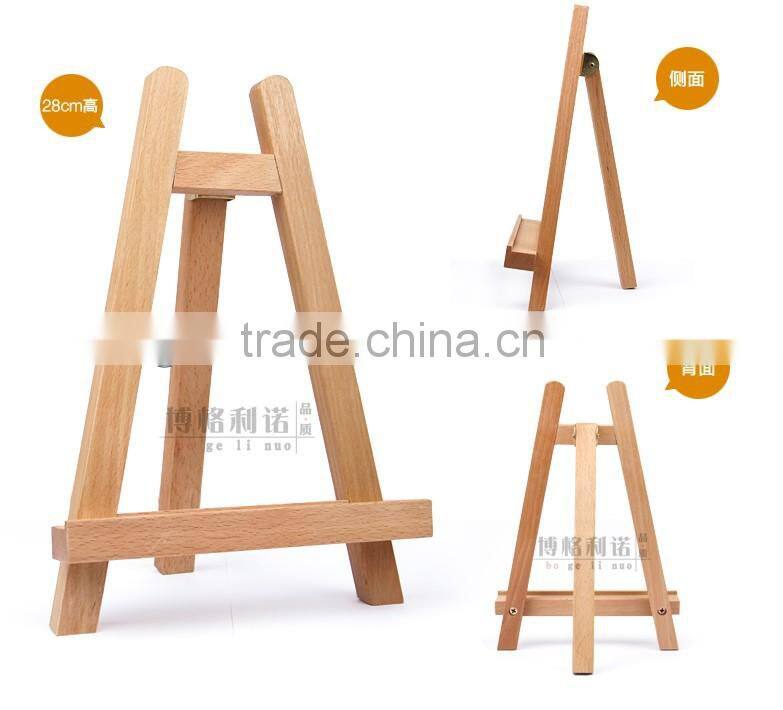 in stock 28cm mini wood easel mini wood tripod easel