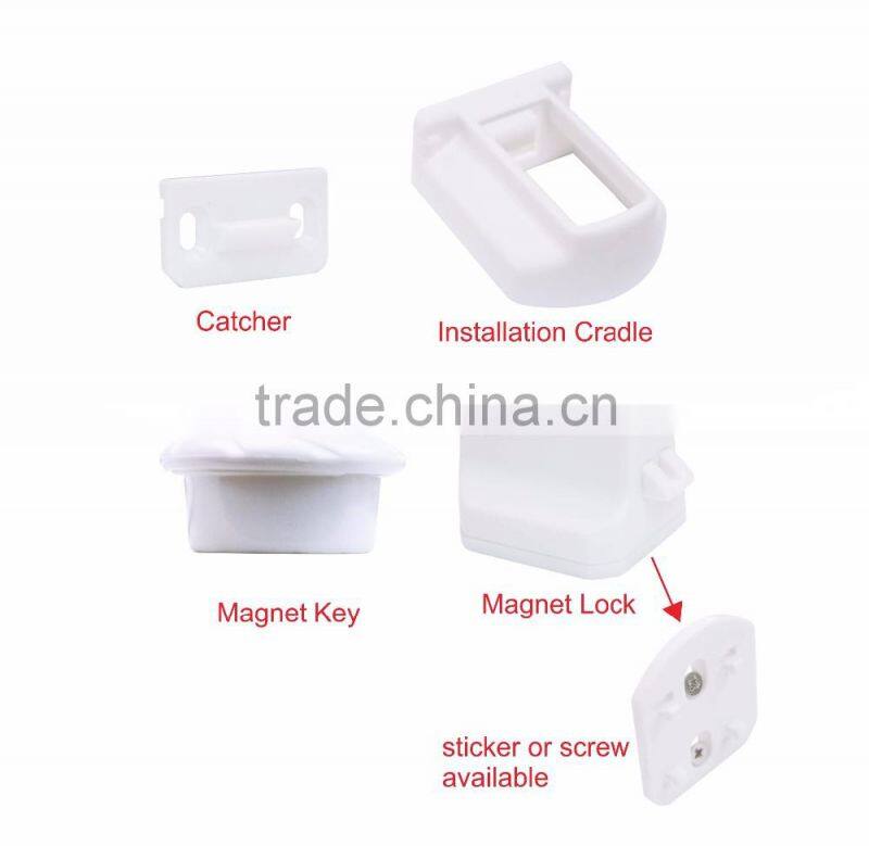 No Tool Needed child safety magnetic cabinet locks baby