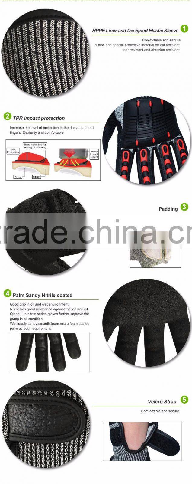 Safety and Security Abrasion Resistant Work Gloves