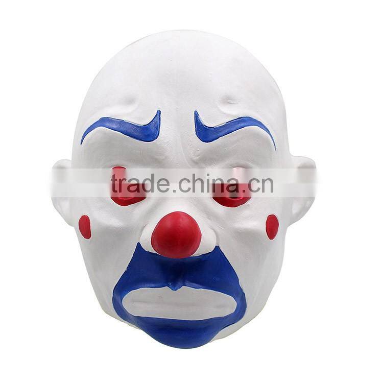 China manufacturer Women Black Cutout realistic latex Joker mask