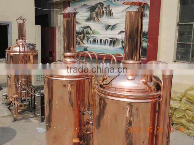 beer equipment made by SUS 304 or red copper/CE and ISO certification
