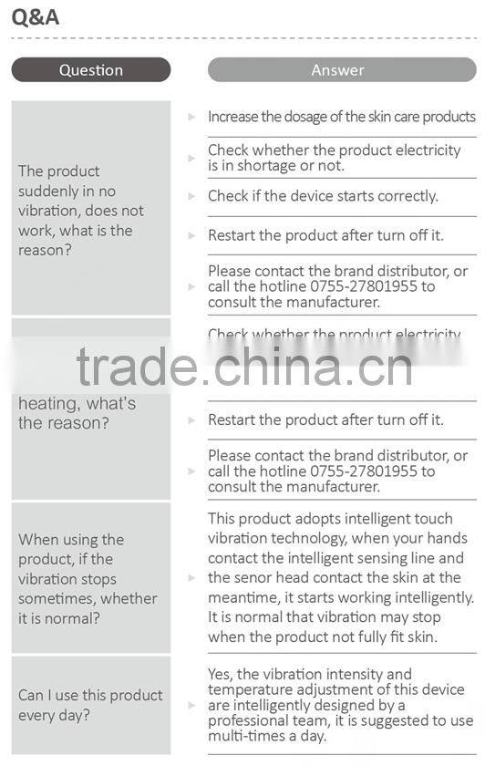 Multifunction Beauty Care Face Massage Facial Massage Device Ionic Electric Face Massager