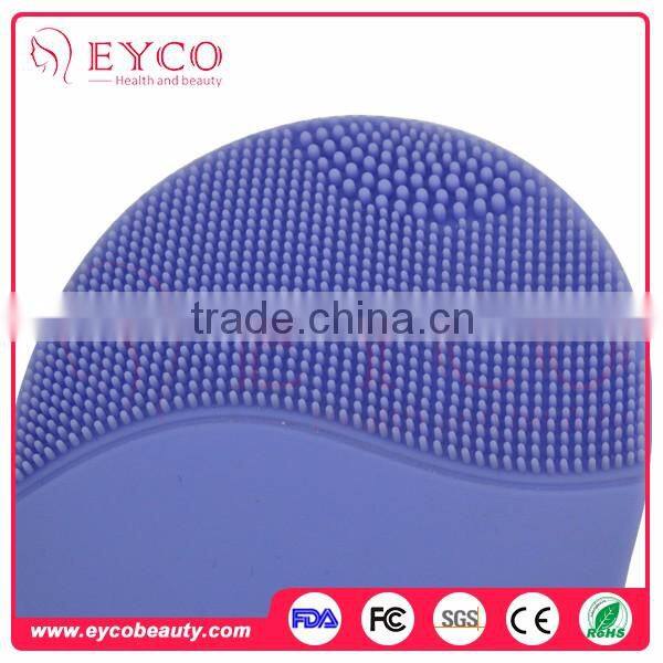 Wholesale Rechargeable Handheld Silicon Electric Facial Dead Skin Removal Cleansing Brush Massage Therapy Machine