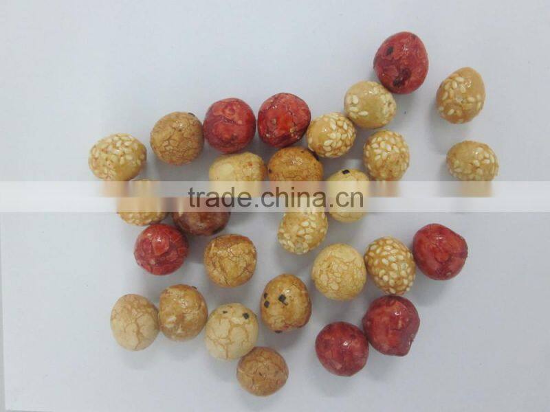 Round type fried spicy coated peanut