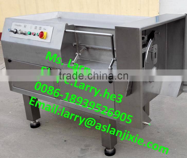 automatic meat cube dicing machine/frozen meat dicer/frozen meat dicing machine
