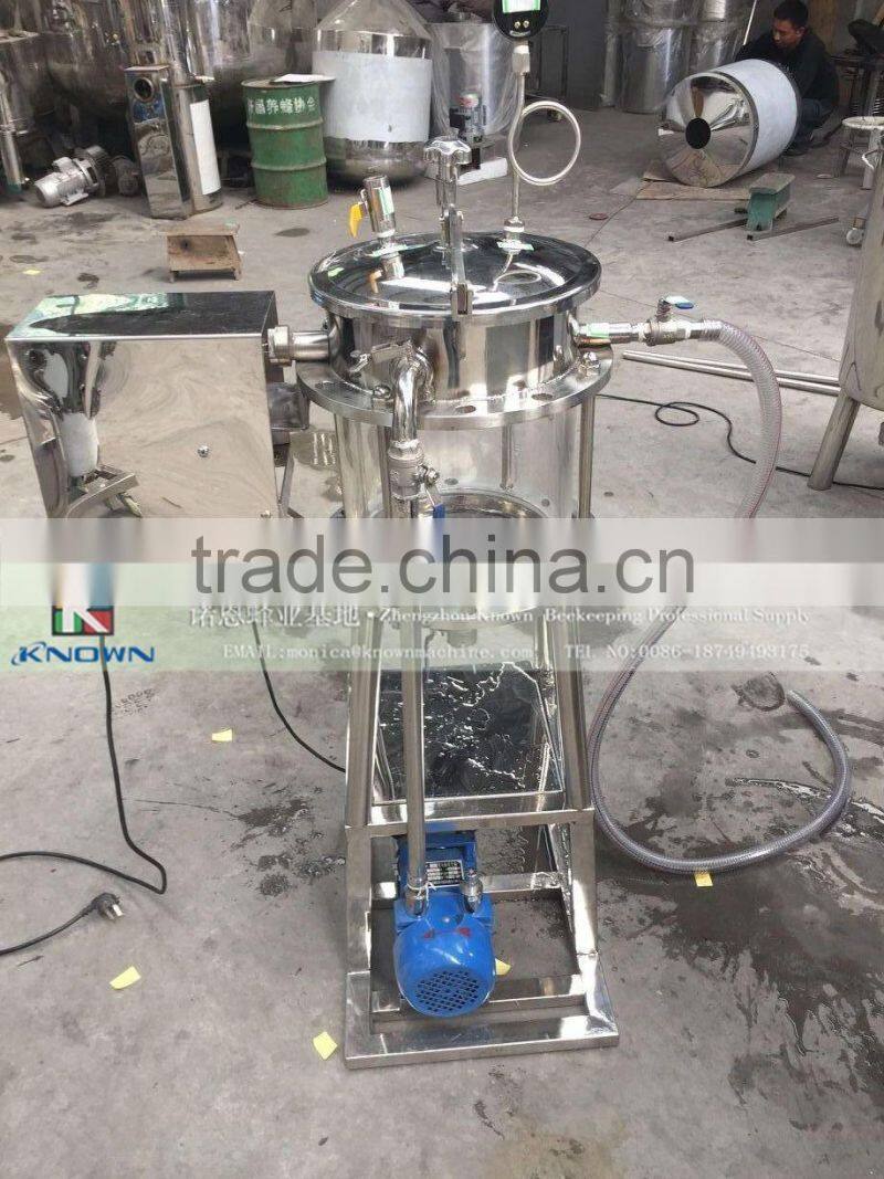 Honey royal jelly filter for sale /vacuum loadking royal jelly filter