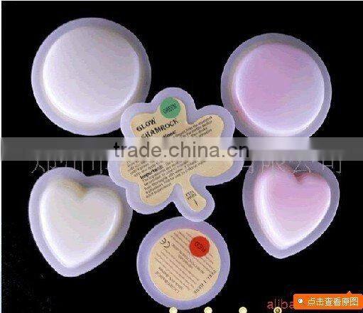 Round glow badge,glow in dark badges