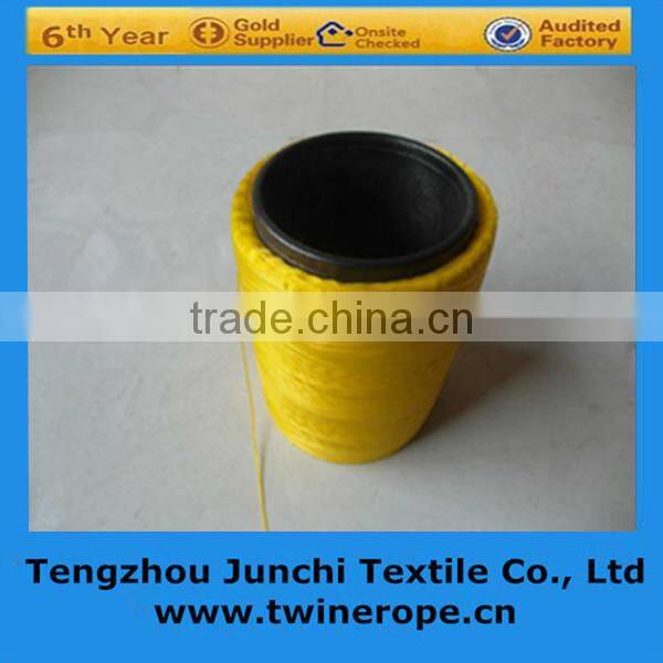 High strength tape-colored pp filament yarn