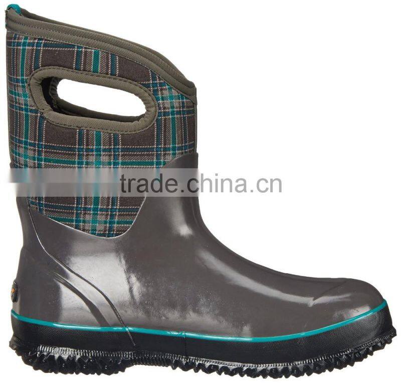 Girls Stylish Half Neoprene Boots For Rain