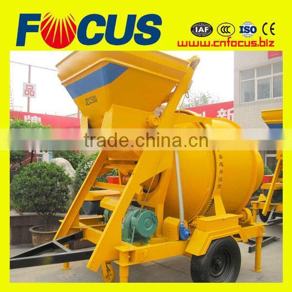 New JZC250 250l small rotary concrete mixer with factory price