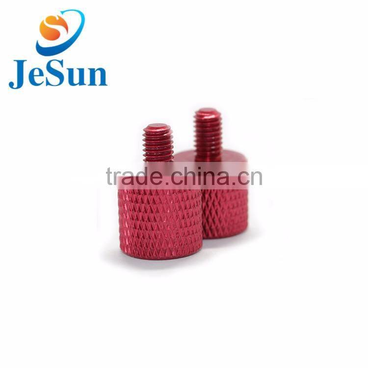 Red anodized thumb screws,aluminum screws