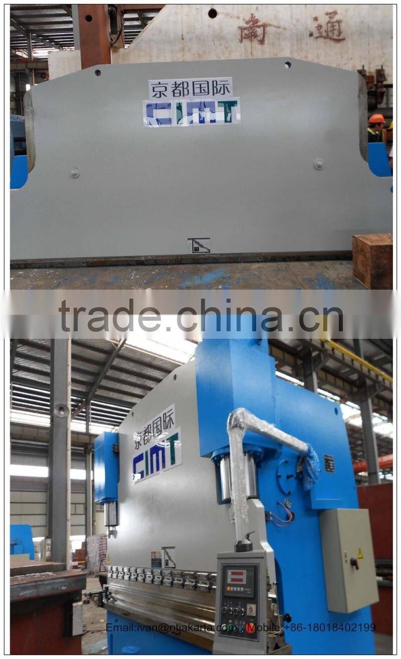 2015 NEW WC67Y-200T3200 hydrulic plate semi-automatic press brake bending machine manufacturer