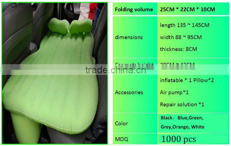 Car Travel Inflatable Car Air Bed