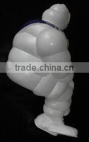 OEM Blow Molding Factory, 3D Cartoon toy,Plastic Doll M ichelin Man.