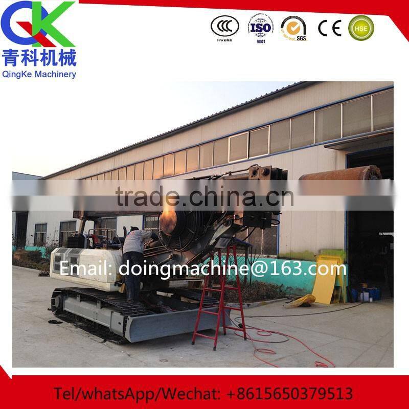 2016 Easy Operation rotary borehole drilling rig hot sale
