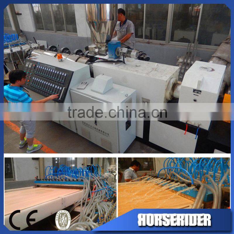 machine for producing wpc wall panels/co-extrustion wpc/wood mdf production line