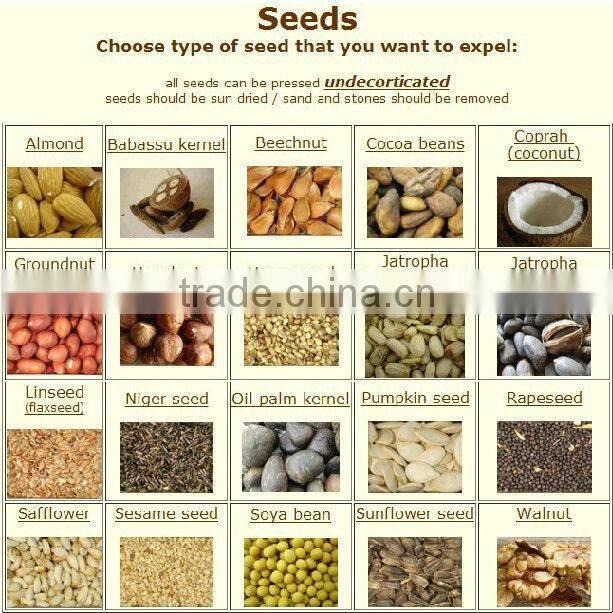 Castor Seeds Oil Expeller Machine