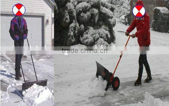Snow Pusher/Snow Mover With Wheels