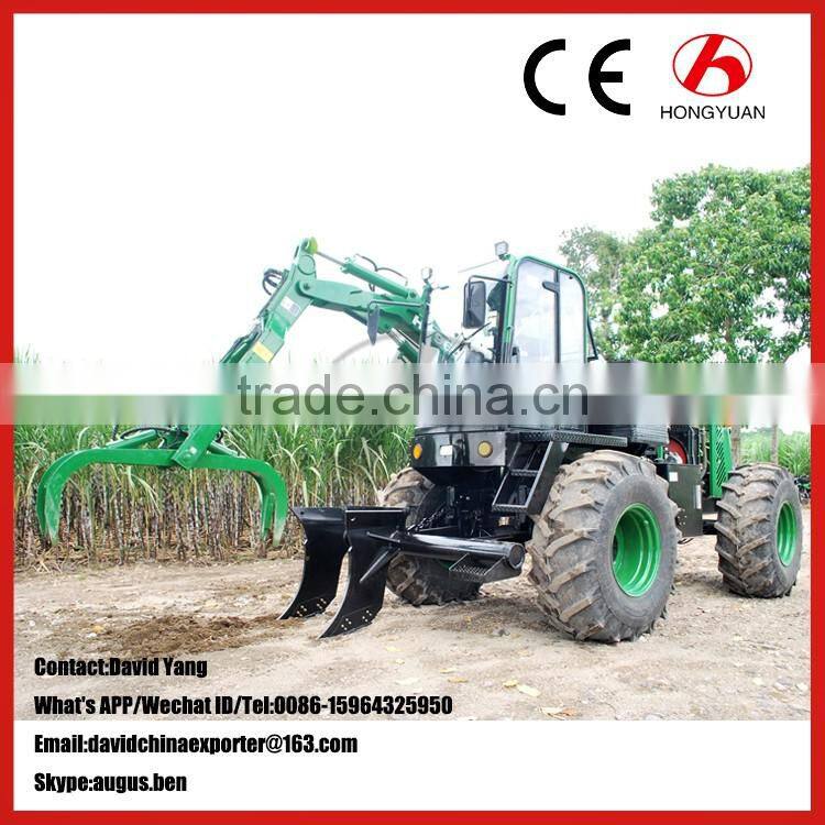 China hy-9800 sugarcane loader 4wd with lower price