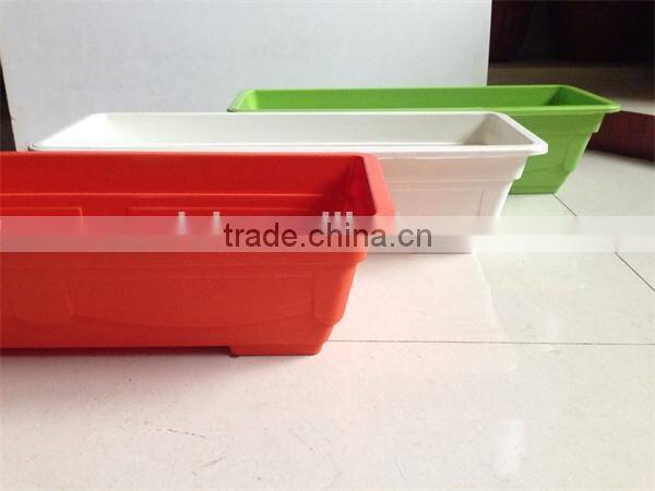 Hot sell balcony plant pot Rectangular flowerpot