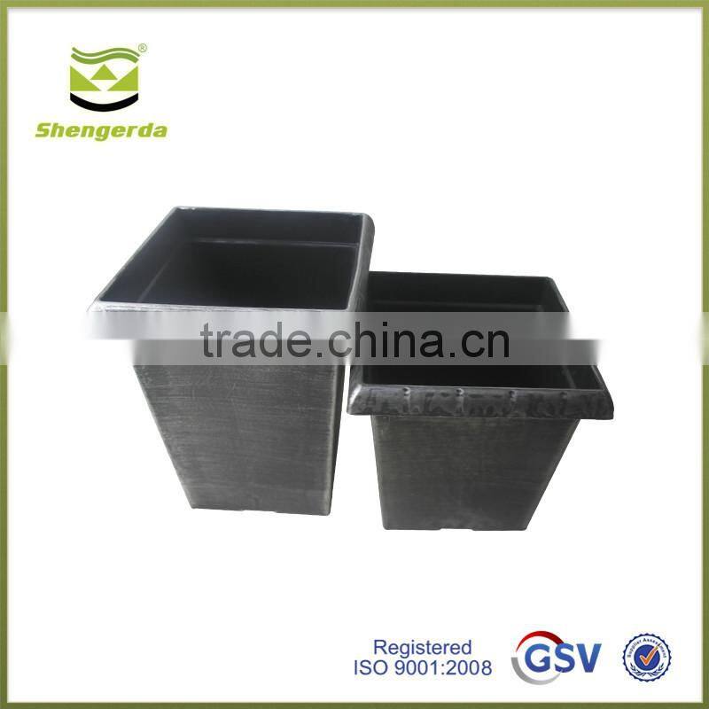 red decorating hydroponic flowering pot