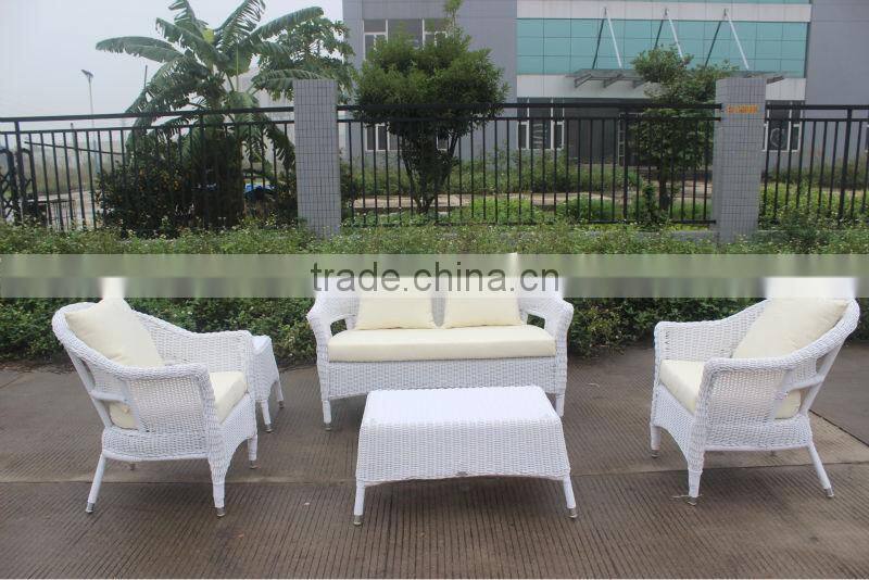 A - round wicker sofa patio garden rattan sofa set CF872