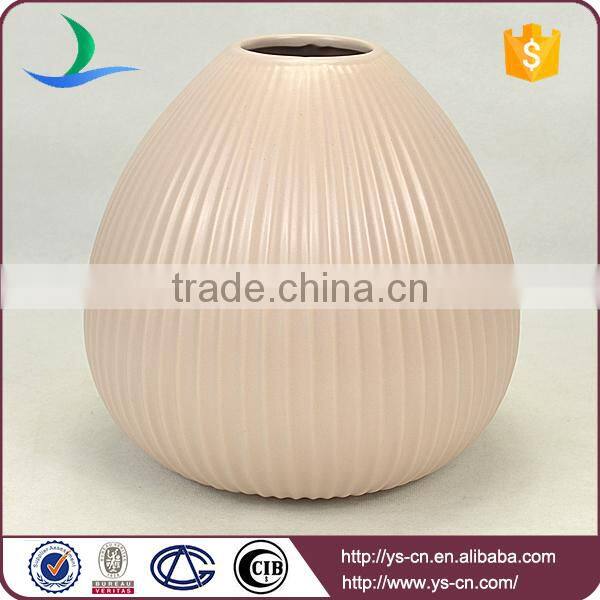 Factory wholesale cheap ceramic vase flower receptacle