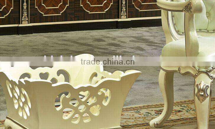 European Style Furniture Book Rack, Solid Wood Living Room Magazine Rack, Beautiful Design Sundries Rack (BF01-ML045)