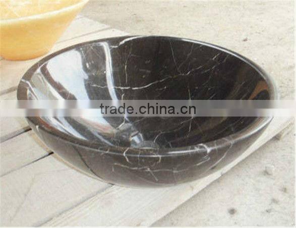 Chinese marble Nero marquina wash basin
