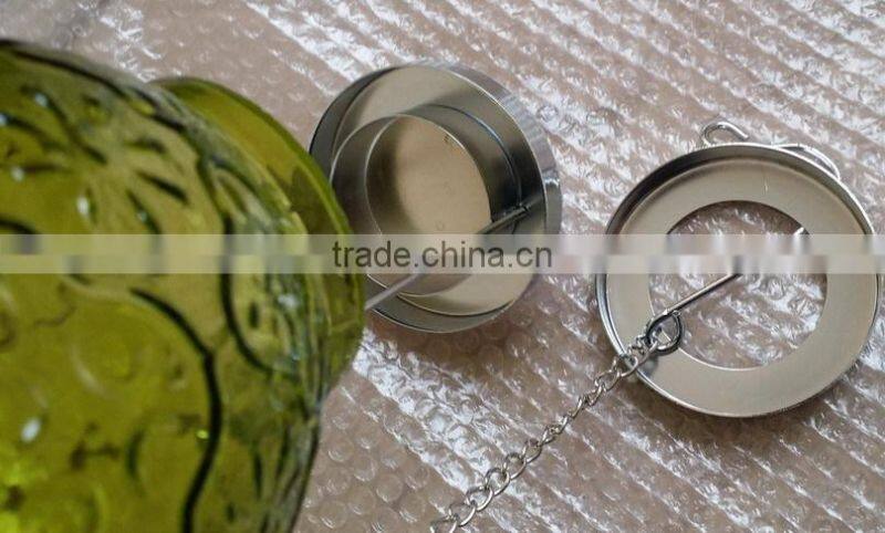 spray glass ball bottle candle holder