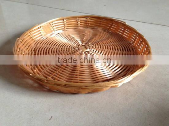 Wholesale empty plastic baskets with handmade