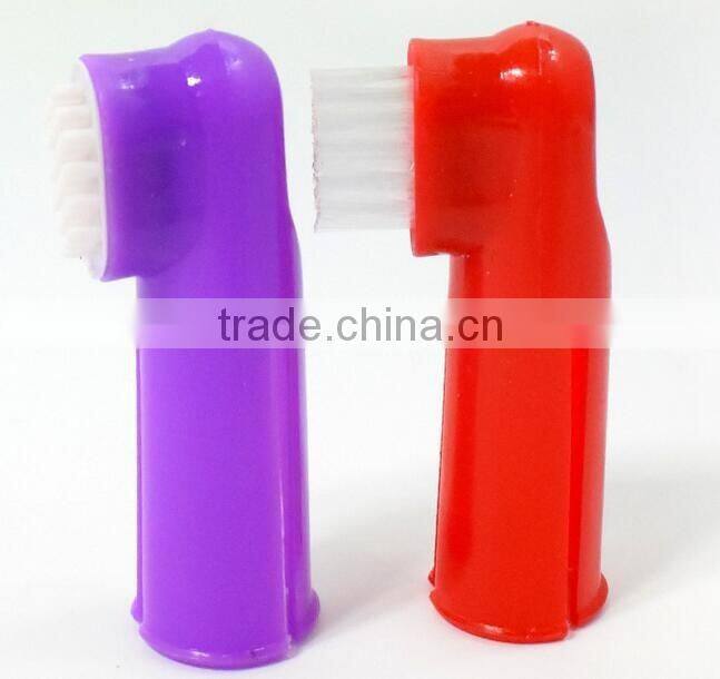 CY107 Dog & Cat Finger Toothbrush Set Pet Dental Care Toothbrush Massage Brush