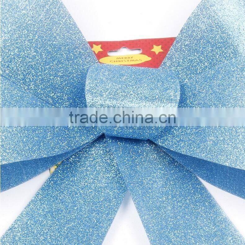 Hot-sale Christmas Decorative Bow Colorful Christmas Tree Ornaments Wall Hanging Deco Bows